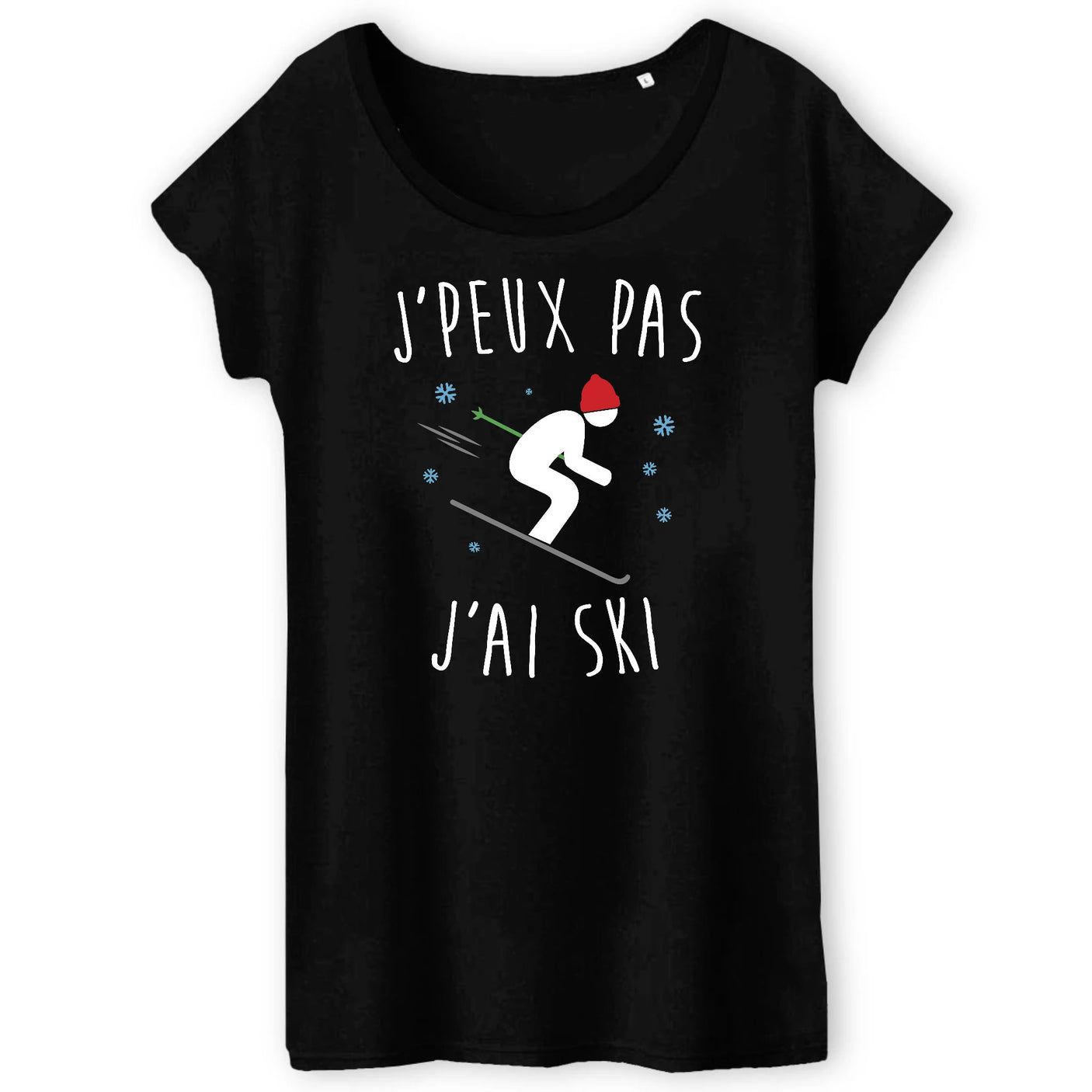 T-Shirt Femme J'peux pas j'ai ski 