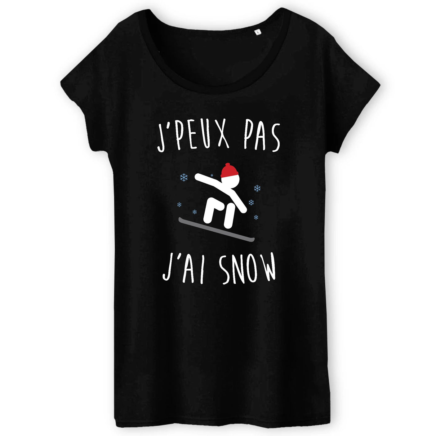 T-Shirt Femme J'peux pas j'ai snow 