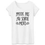 T-Shirt Femme J'peux pas j'ai sortie moto 