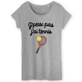 T-Shirt Femme J'peux pas j'ai tennis 