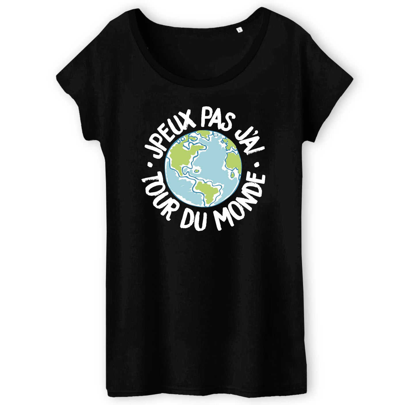 T-Shirt Femme J'peux pas j'ai tour du monde 