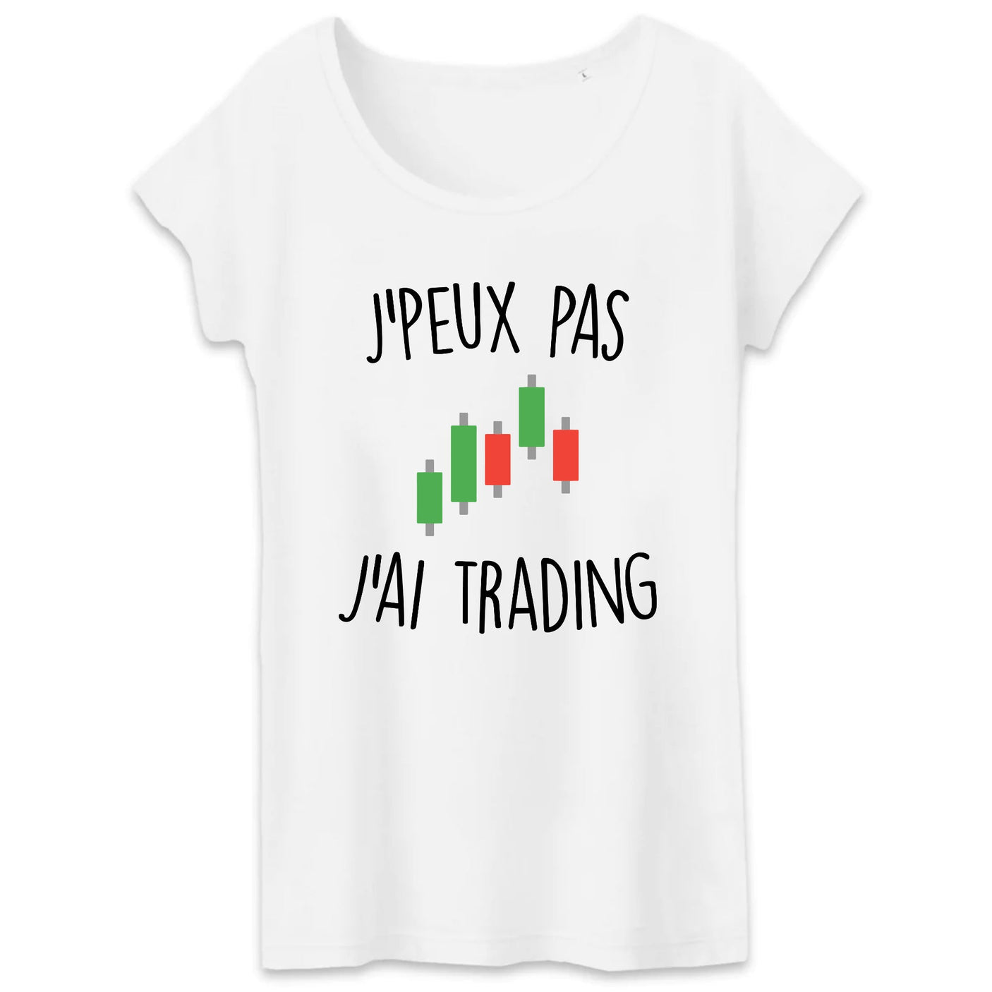 T-Shirt Femme J'peux pas j'ai trading 