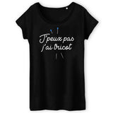 T-Shirt Femme J'peux pas j'ai tricot 