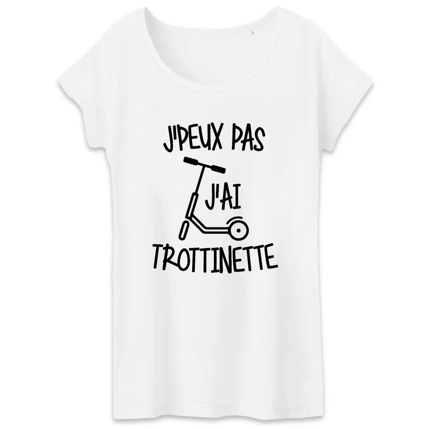 T-Shirt Femme J'peux pas j'ai trottinette 