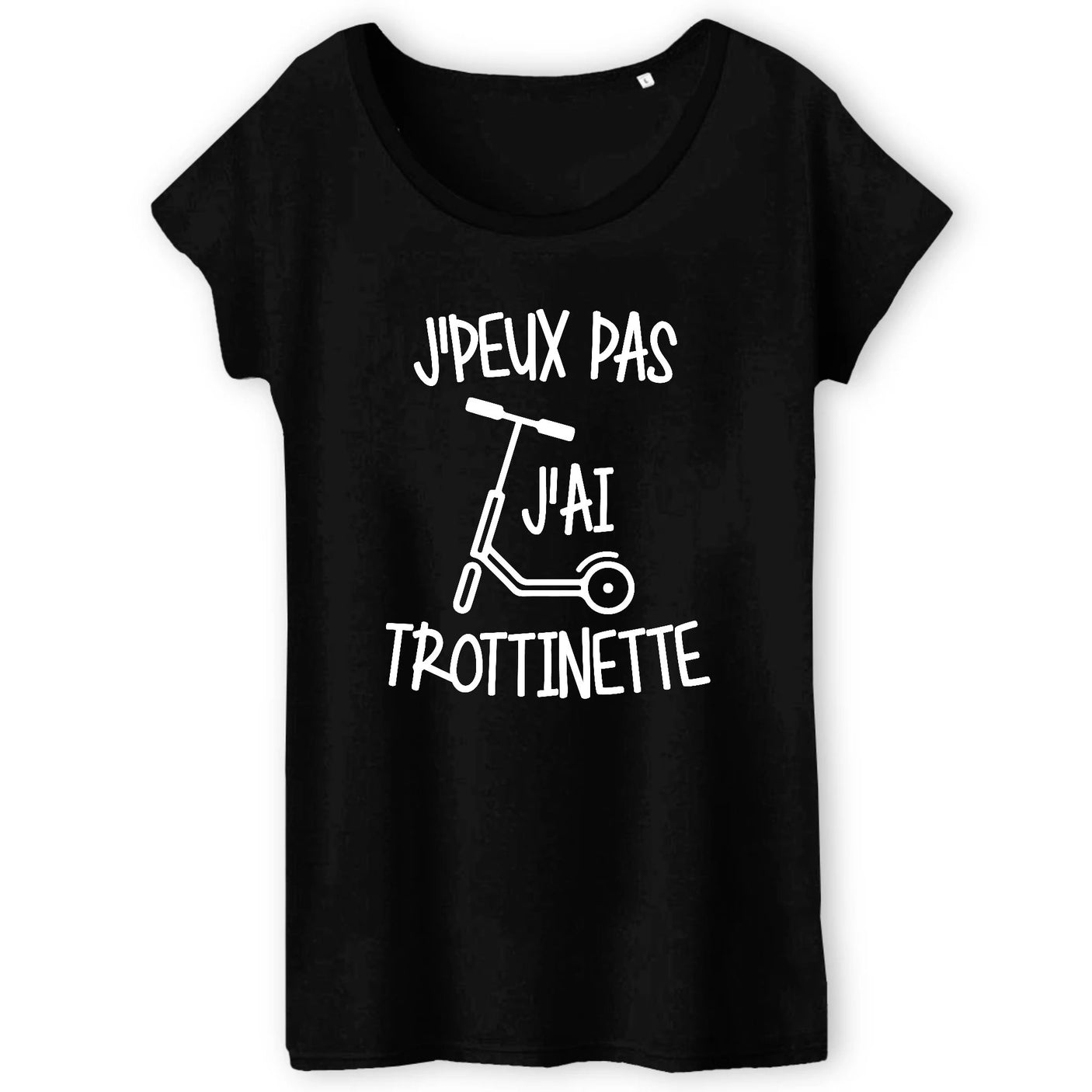 T-Shirt Femme J'peux pas j'ai trottinette 