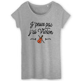 T-Shirt Femme J'peux pas j'ai violon 