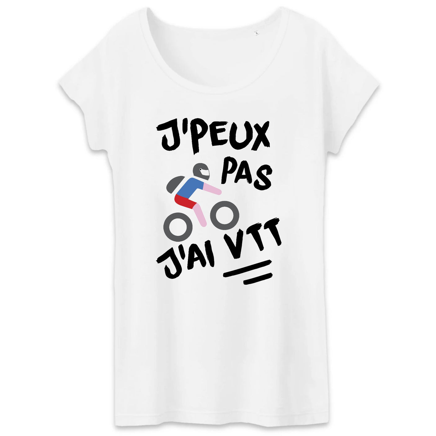 T-Shirt Femme J'peux pas j'ai VTT 