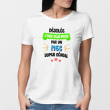 T-Shirt Femme J'suis déjà prise pas un mec super génial Blanc