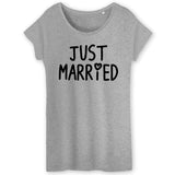 T-Shirt Femme Just married 