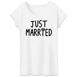 T-Shirt Femme Just married 