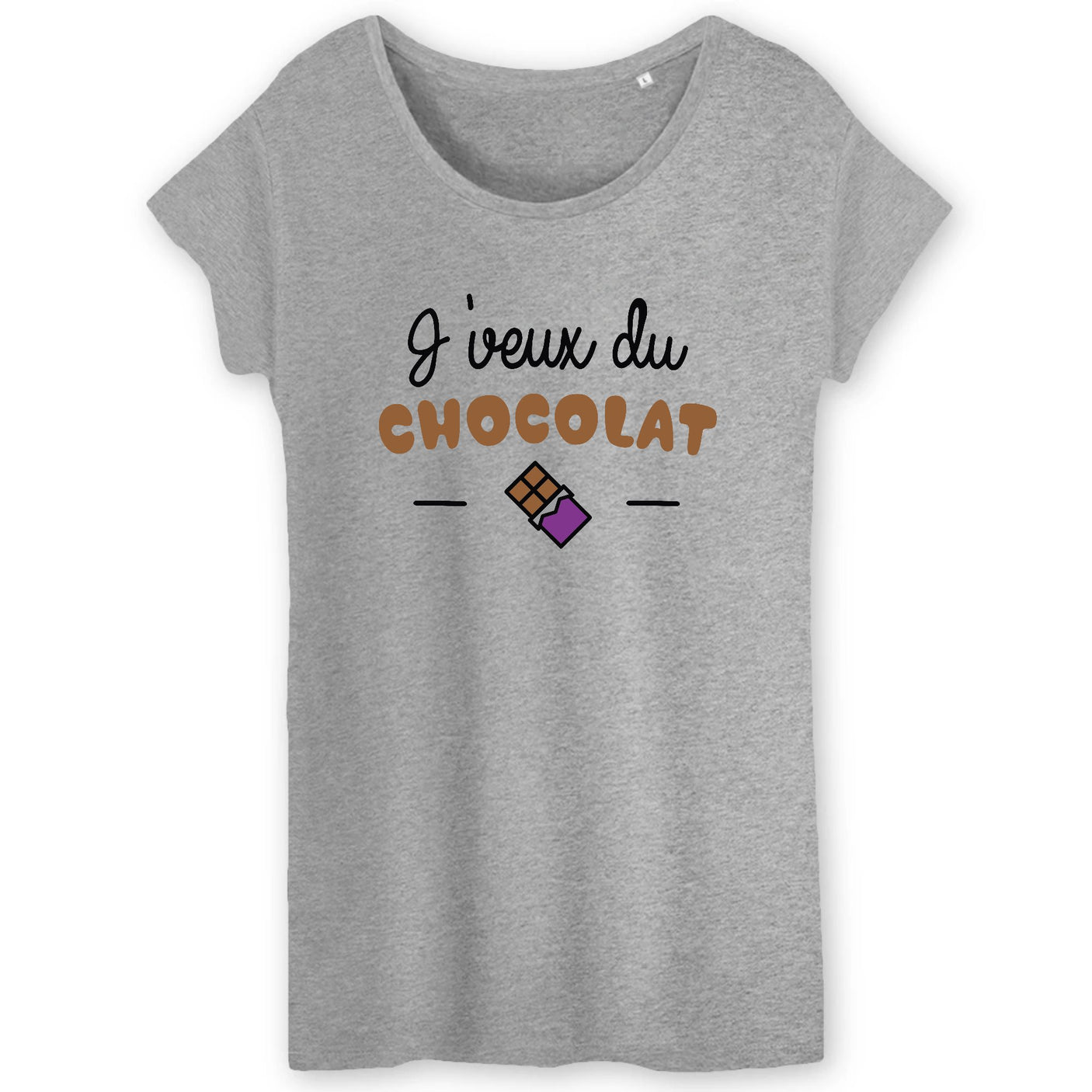 T-Shirt Femme J'veux du chocolat 