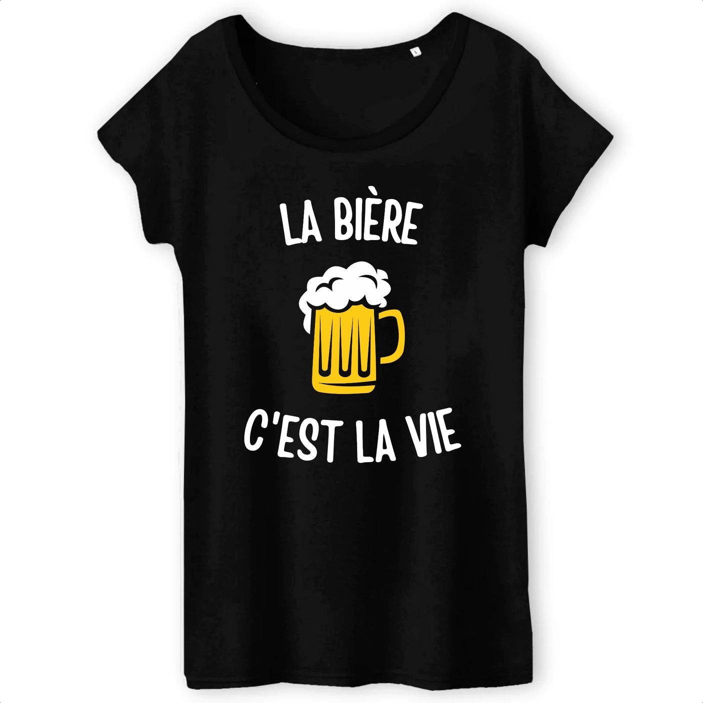 T-Shirt Femme La bière c'est la vie 