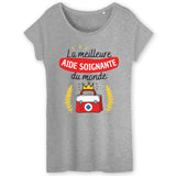 T-Shirt Femme La meilleure aide soignante du monde 