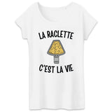 T-Shirt Femme La raclette c'est la vie 