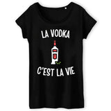 T-Shirt Femme La vodka c'est la vie 