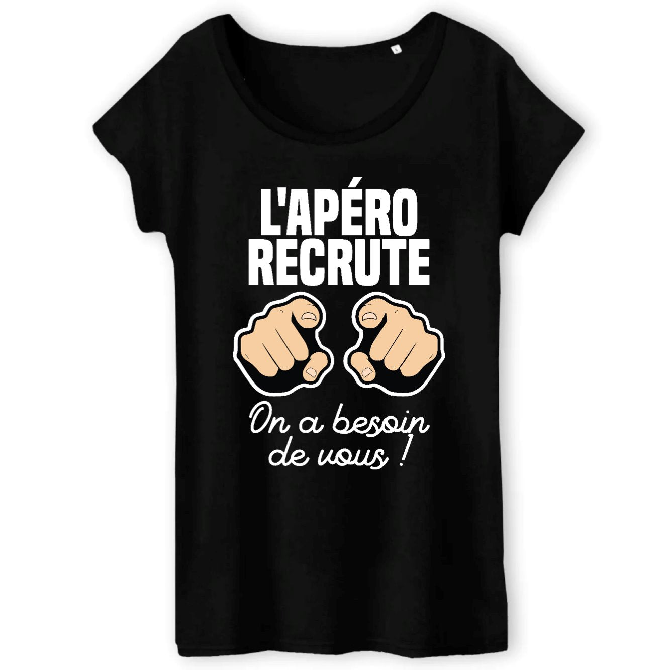 T-Shirt Femme L'apéro recrute 