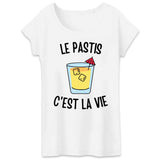 T-Shirt Femme Le pastis c'est la vie 