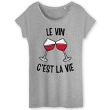 T-Shirt Femme Le vin c'est la vie 