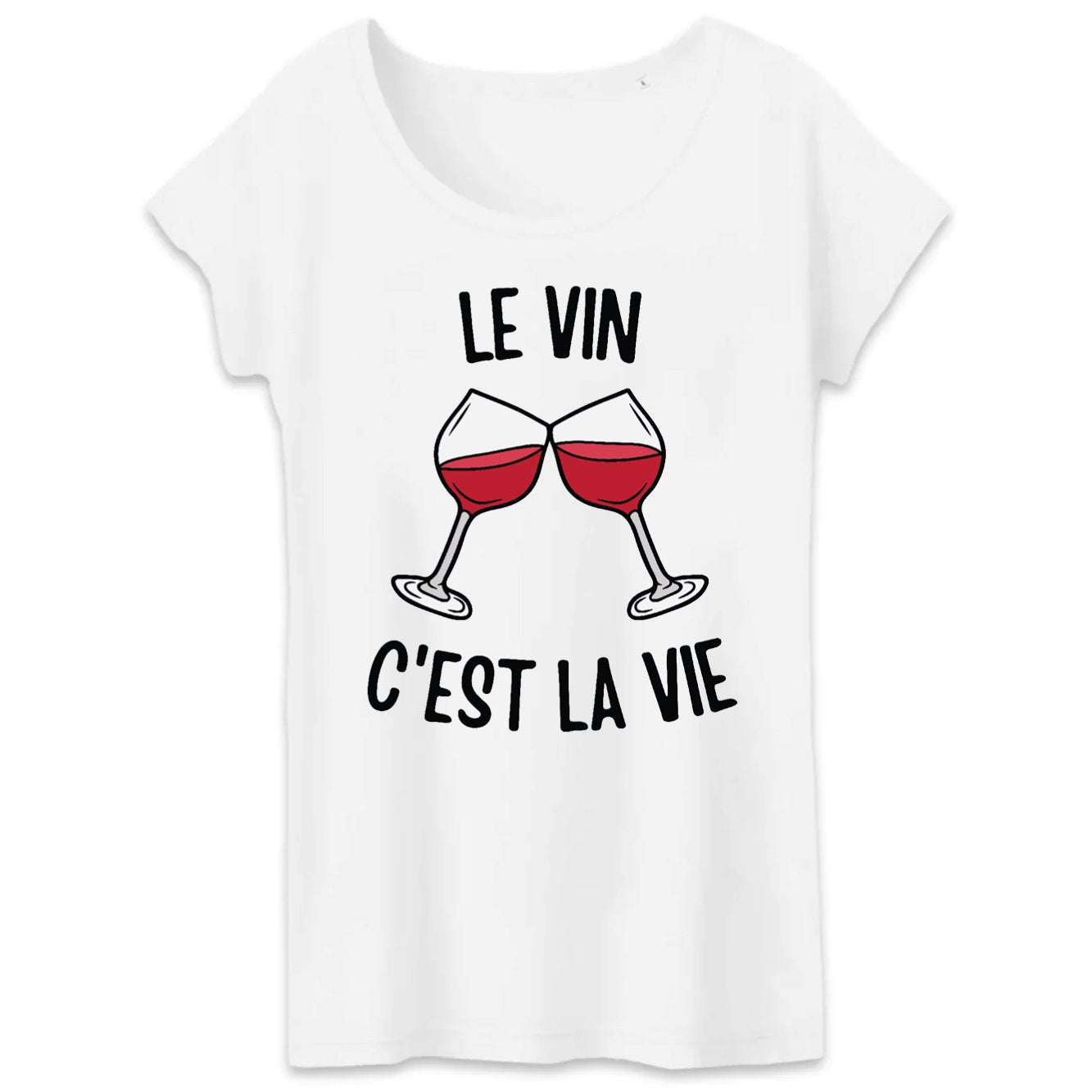 T-Shirt Femme Le vin c'est la vie 