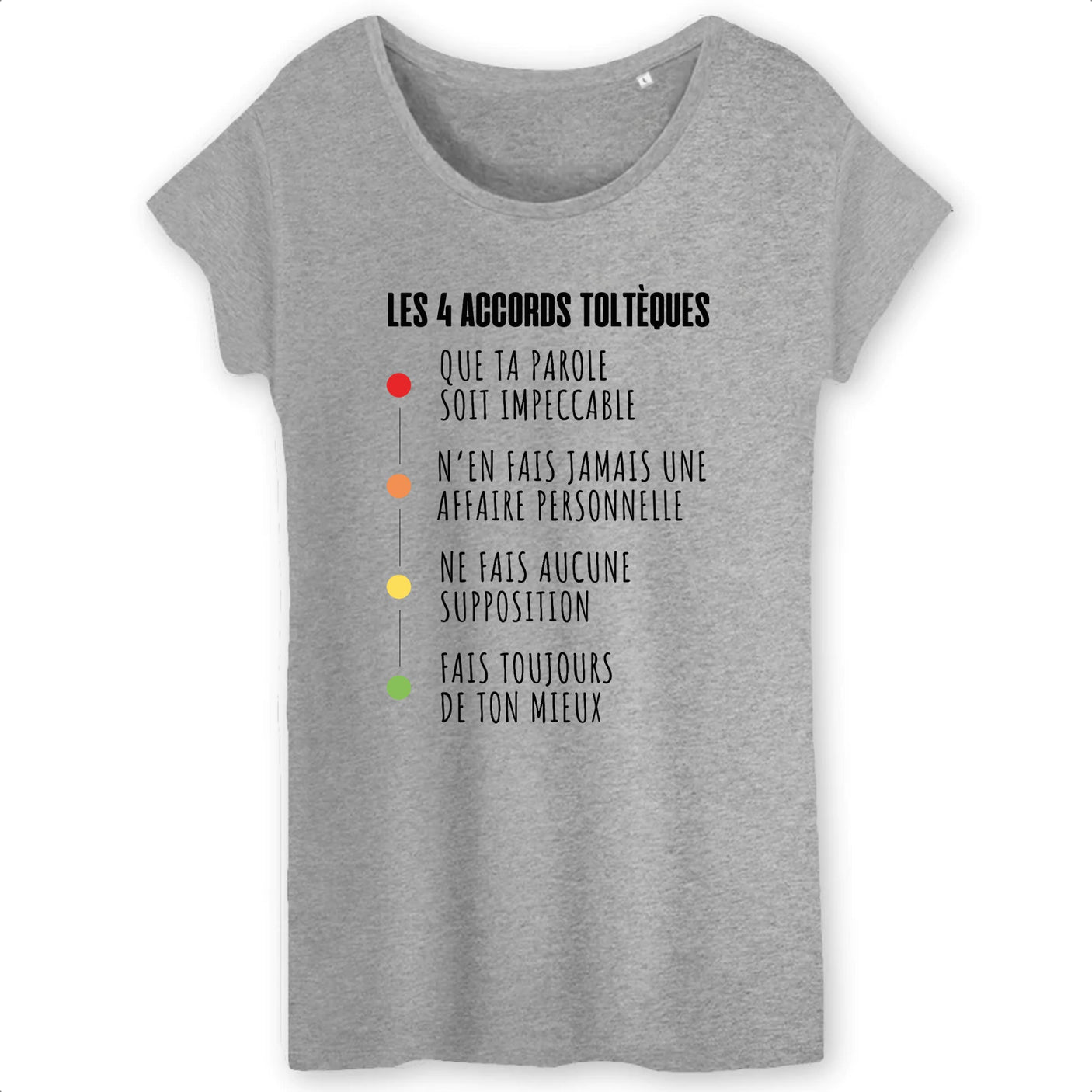T-Shirt Femme Les 4 accords toltèques 