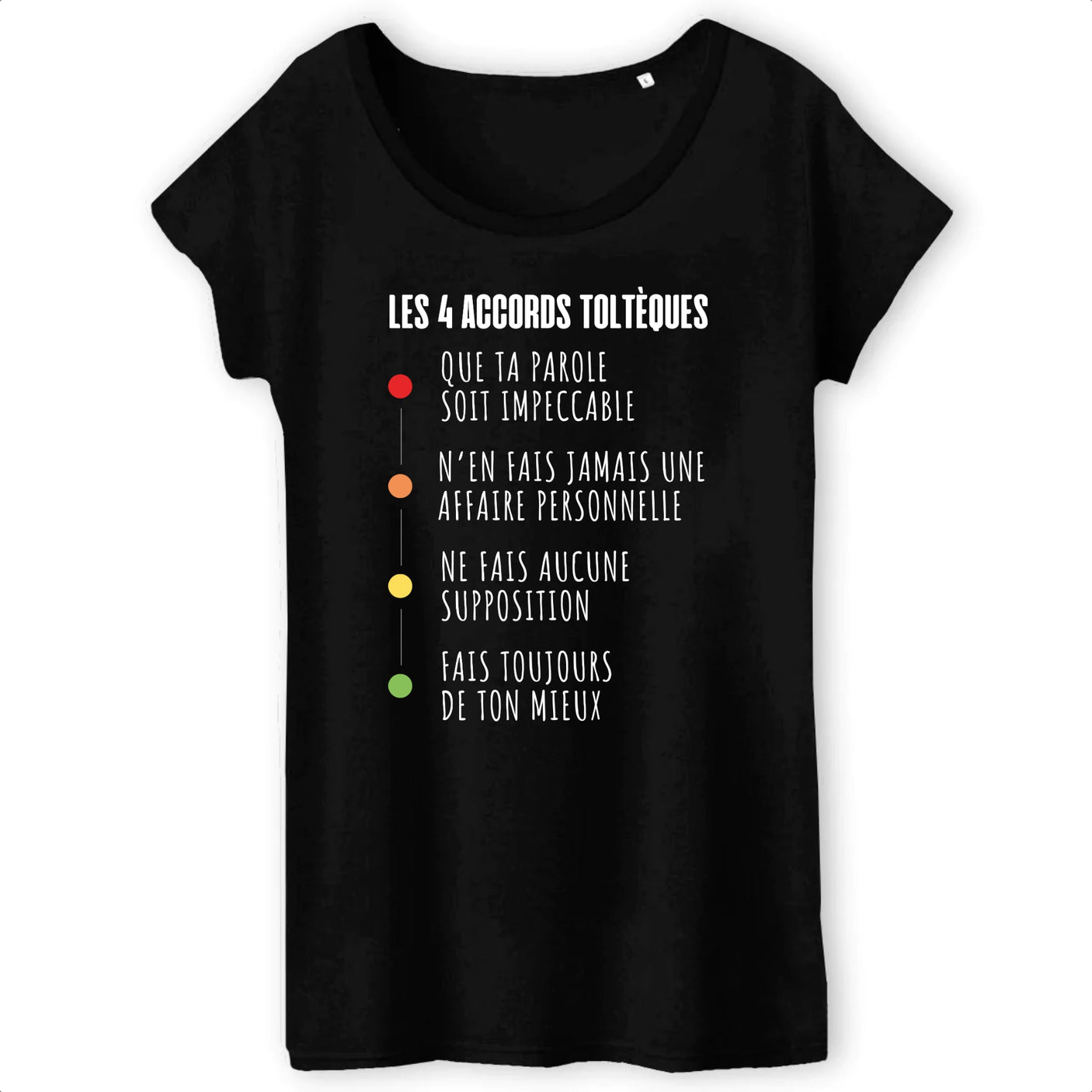 T-Shirt Femme Les 4 accords toltèques 