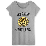 T-Shirt Femme Les pâtes c'est la vie 