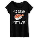 T-Shirt Femme Les sushis c'est la vie 