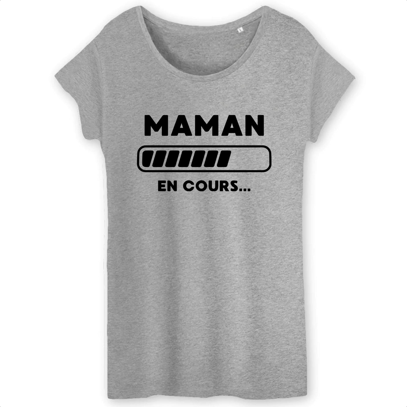 T-Shirt Femme Maman en cours 