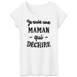 T-Shirt Femme Maman qui déchire 