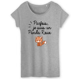 T-Shirt Femme Panda roux 