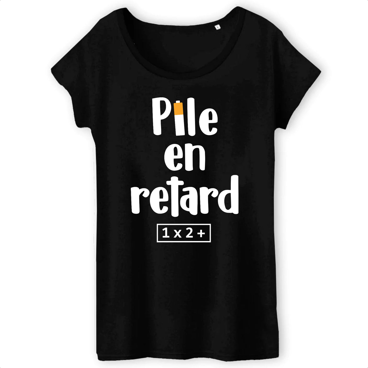 T-Shirt Femme Pile en retard 