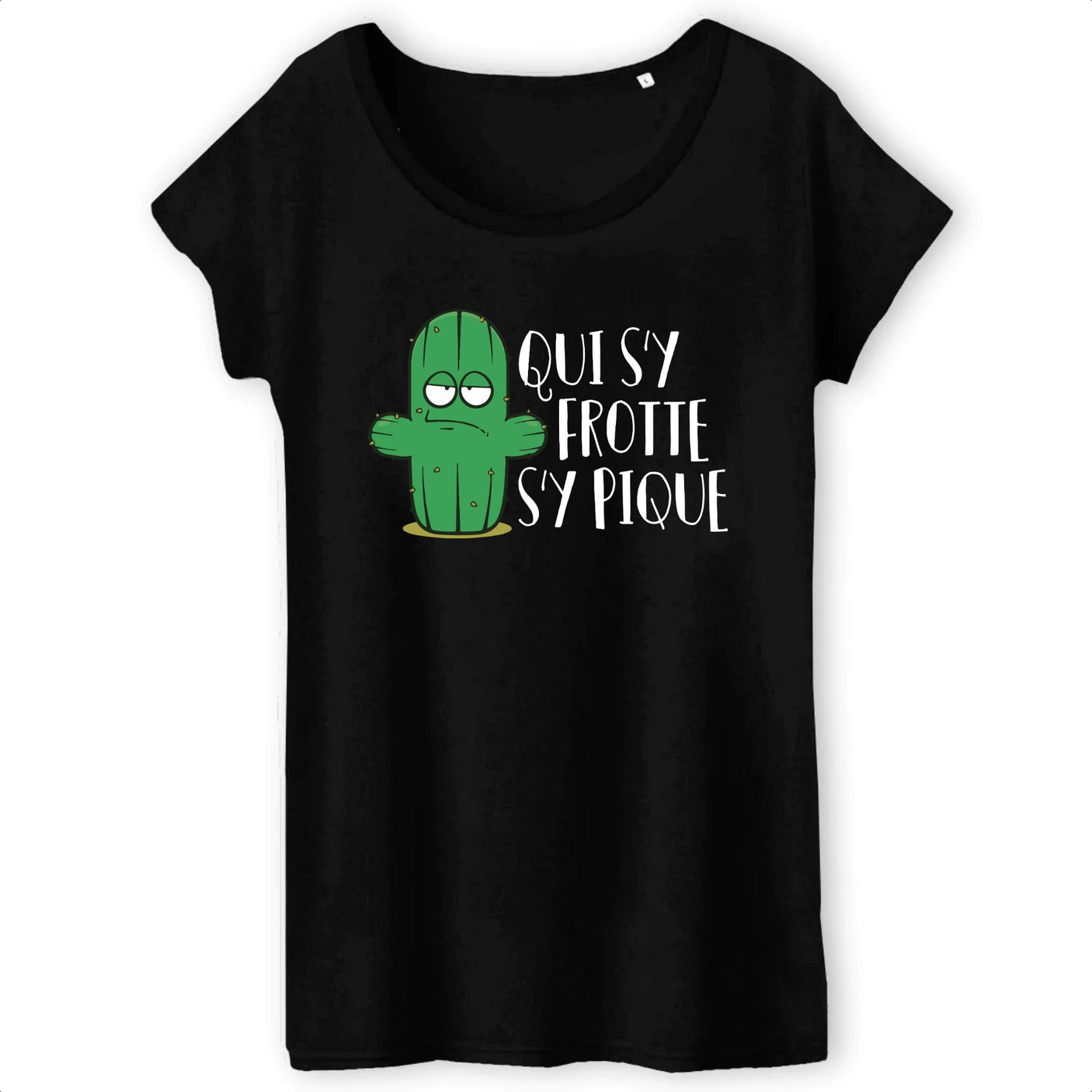 T-Shirt Femme Qui s'y frotte s'y pique 