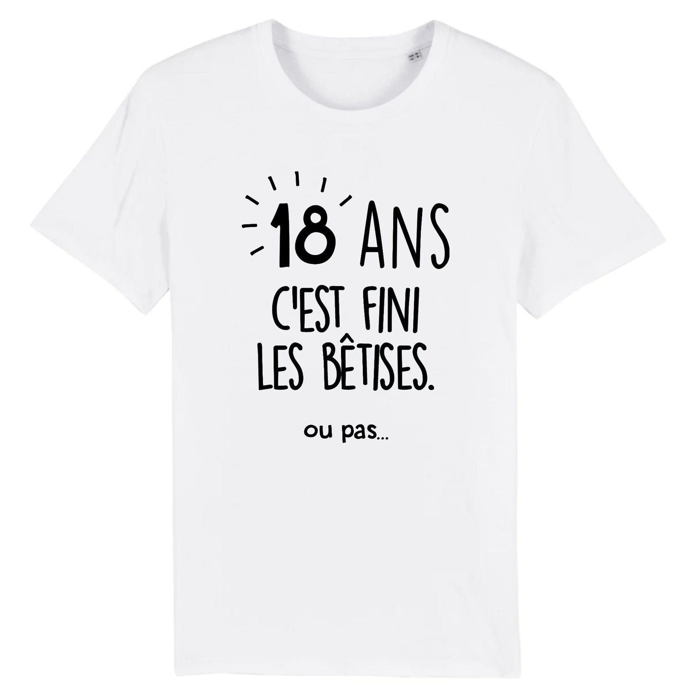 T-Shirt Homme Anniversaire 18 ans 