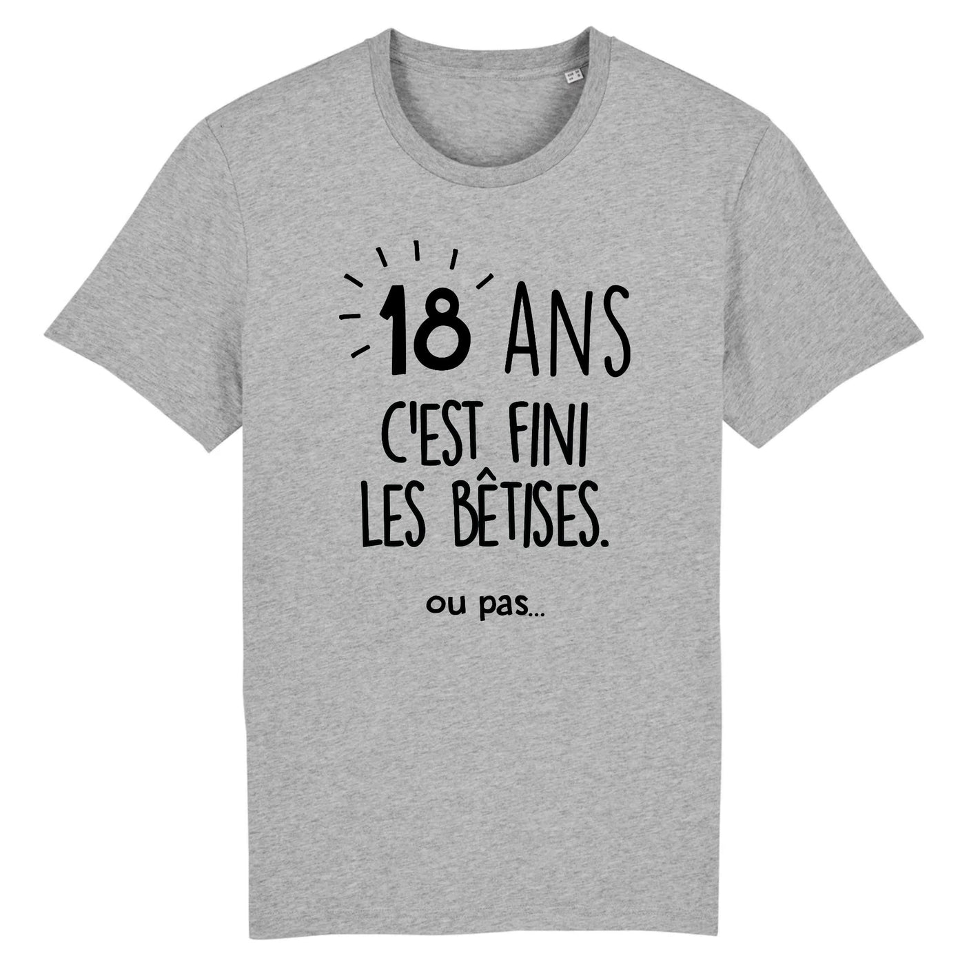 T-Shirt Homme Anniversaire 18 ans 