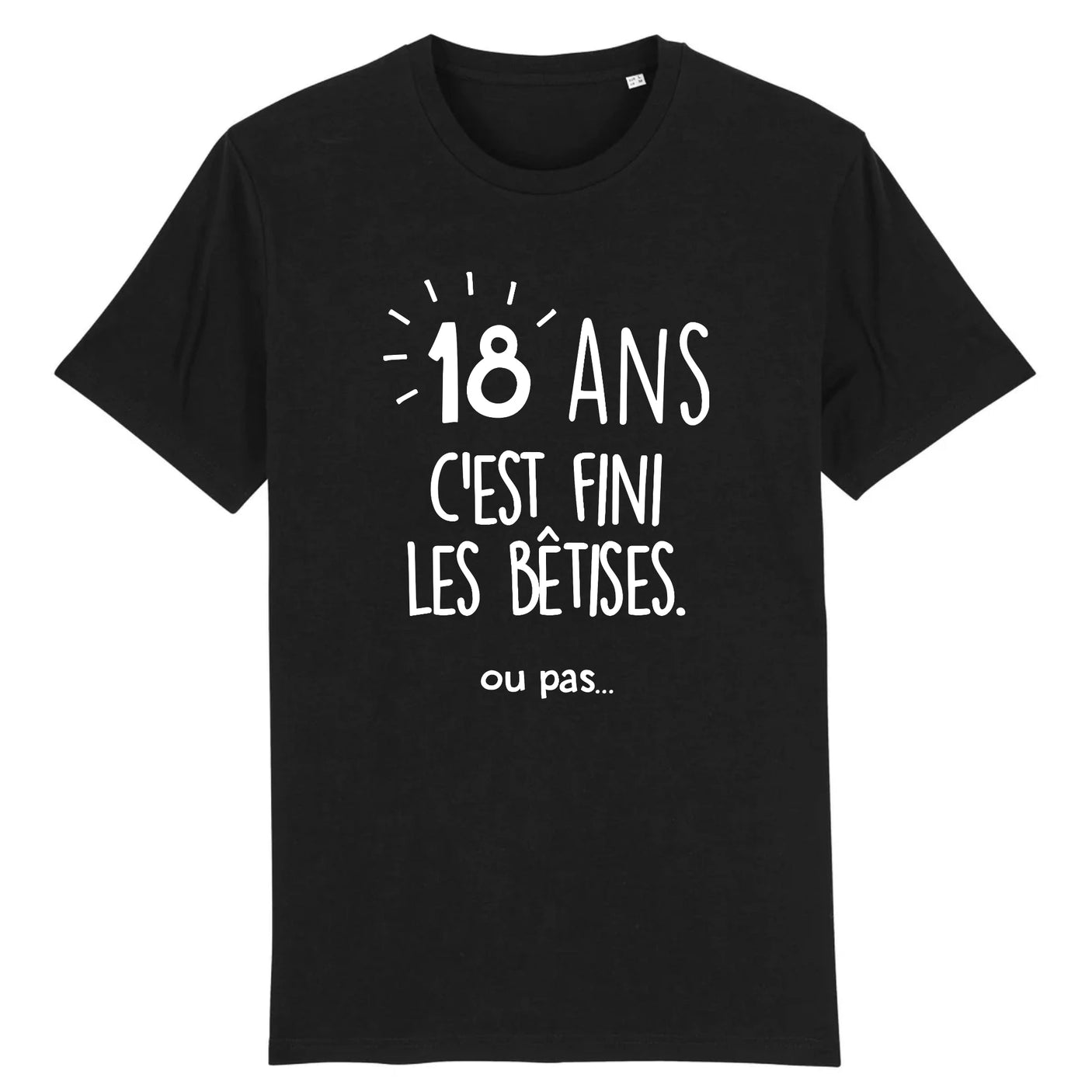 T-Shirt Homme Anniversaire 18 ans 