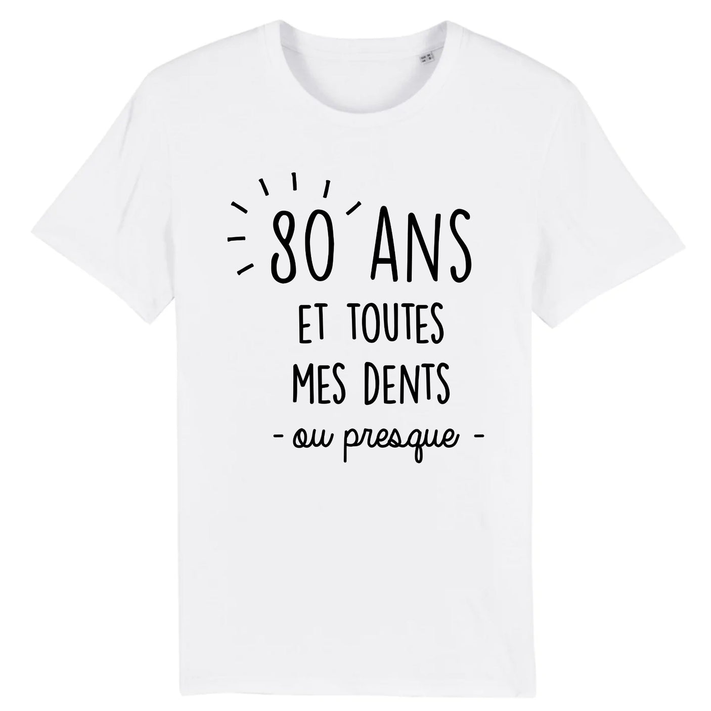 T-Shirt Homme Anniversaire 80 ans 