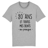 T-Shirt Homme Anniversaire 80 ans 