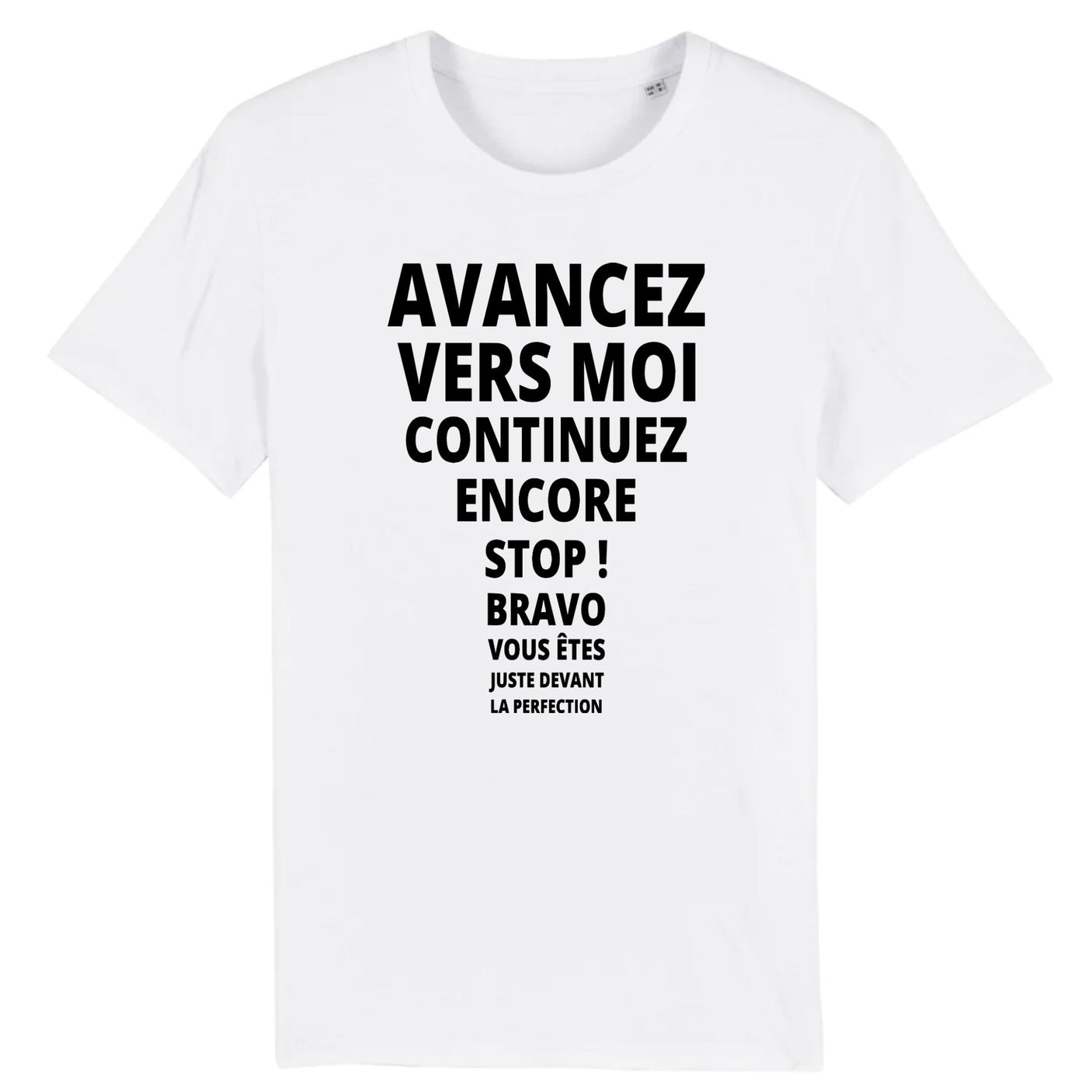 T-Shirt Homme Avancez vers la perfection 