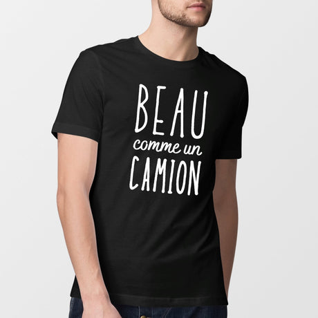 T-Shirt Homme Beau comme un camion Gris