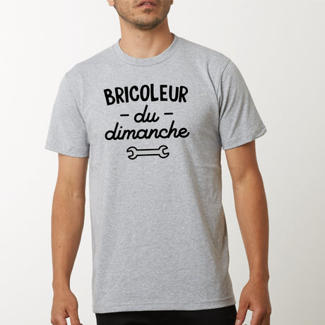 T-Shirt Homme Bricoleur du dimanche Gris