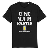 T-Shirt Homme Ce mec veut un pastis 