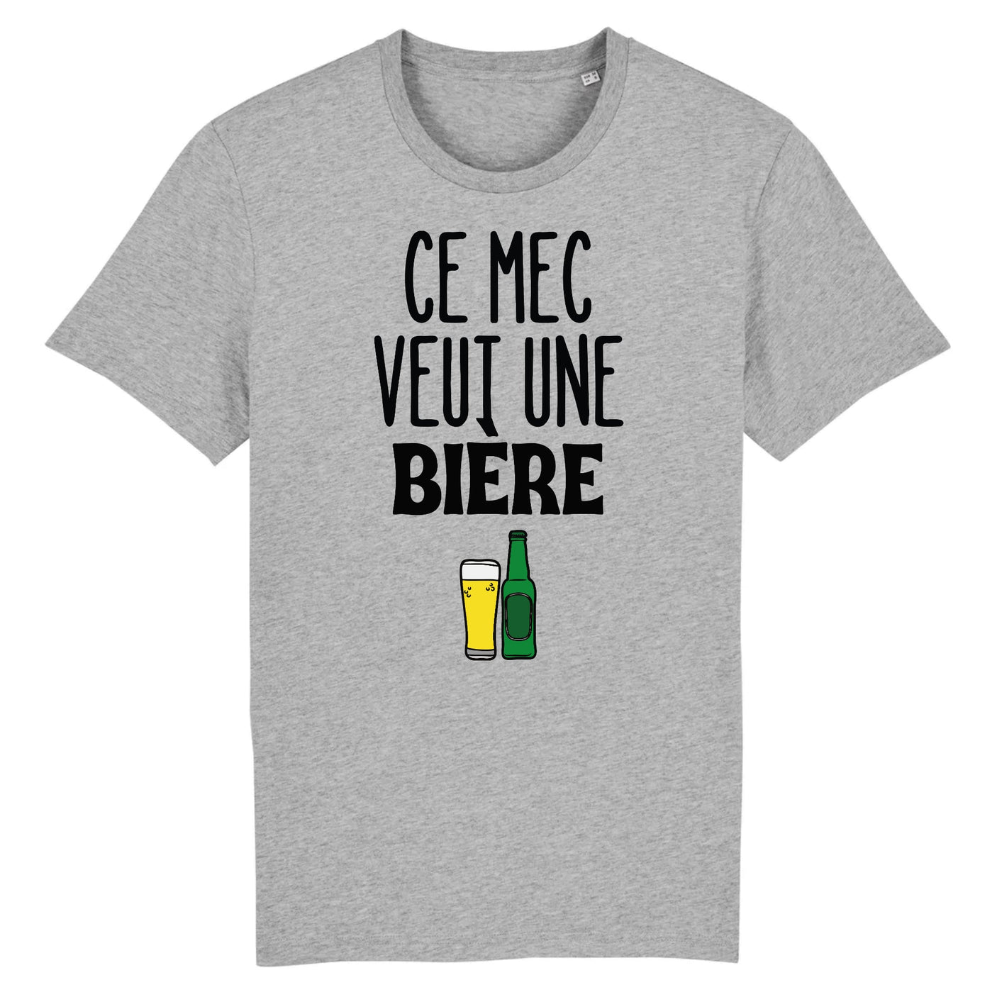 T-Shirt Homme Ce mec veut une bière 