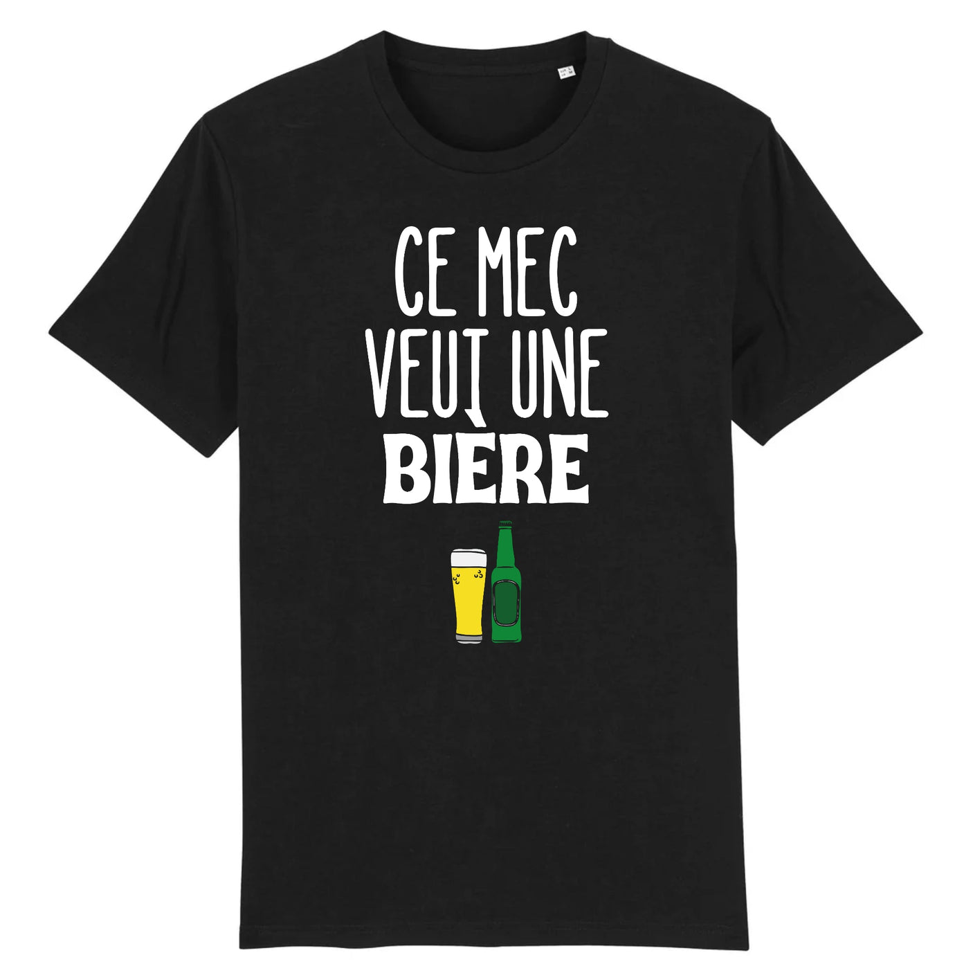 T-Shirt Homme Ce mec veut une bière 