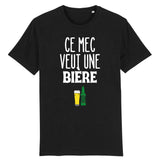 T-Shirt Homme Ce mec veut une bière 