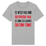 T-Shirt Homme Ce n'est pas moi qui explique mal 