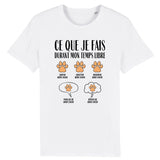 T-Shirt Homme Ce que je fais durant mon temps libre Chien 