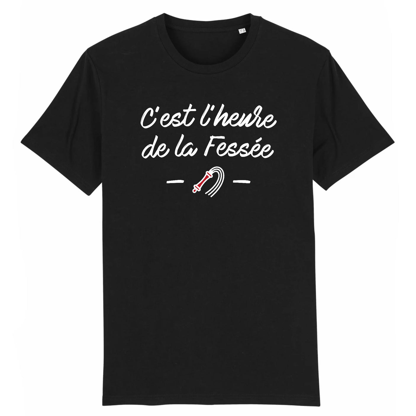 T-Shirt Homme C'est l'heure de la fessée 