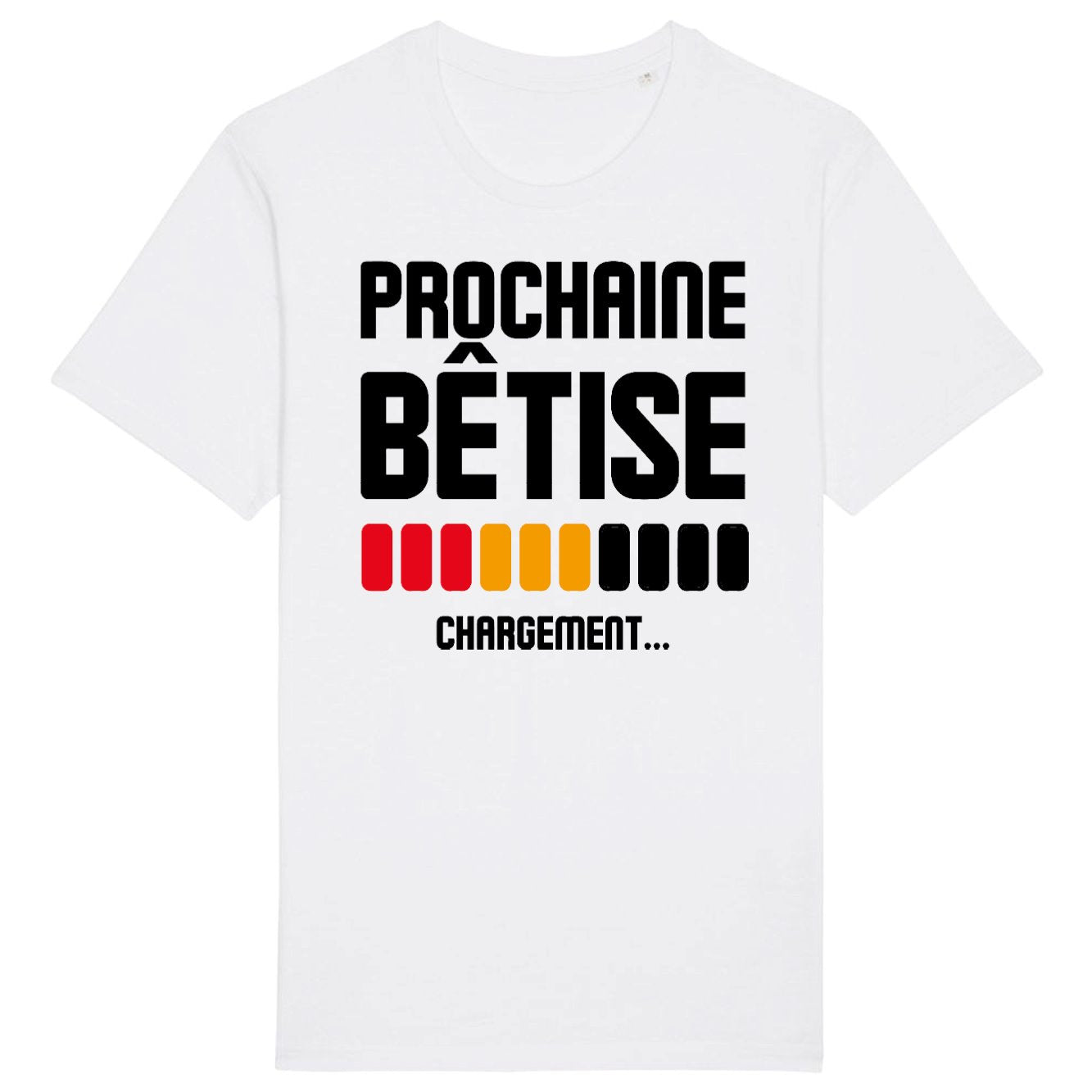 T-Shirt Homme Chargement prochaine bêtise 