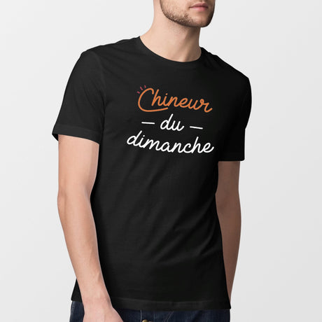 T-Shirt Homme Chineur du dimanche Noir