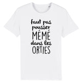 T-Shirt Homme Faut pas pousser mémé dans les orties 